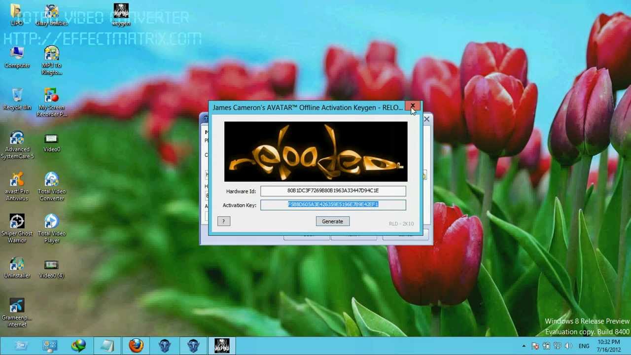 Avatar activation key generator download